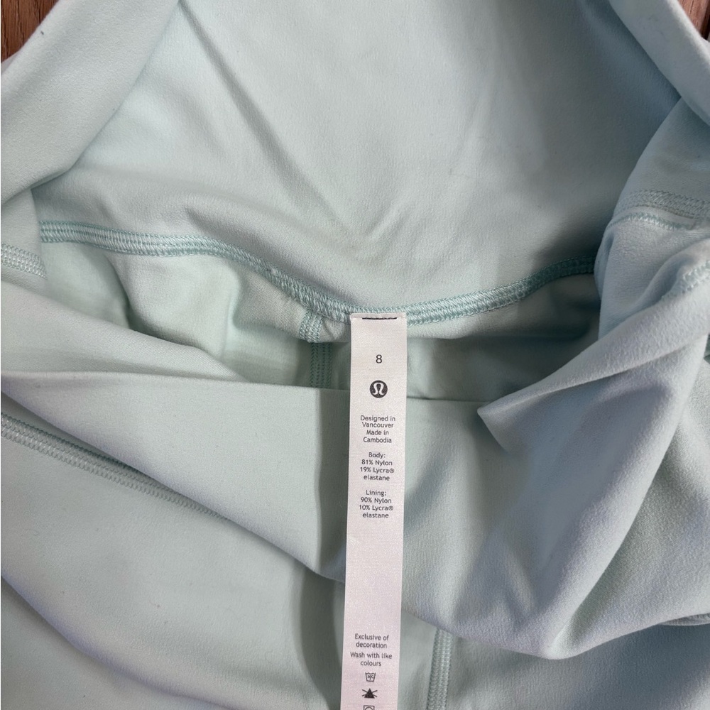 Lululemon High Rise Align Cropped Leggings Delicate Mint Size:8 - Picture 5 of 5